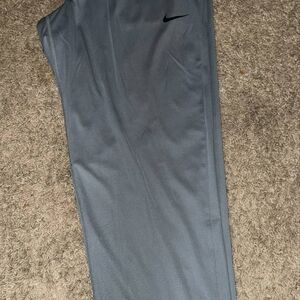 Nike Gray Joggers with Iconic Swoosh